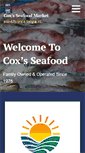Mobile Screenshot of coxseafoodmarket.com